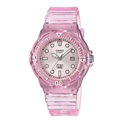 Montre Femme CASIO TIMELESS "POP" Résine Rose Transparente