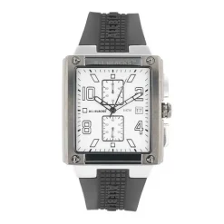 Montre Homme ALL BLACKS BLANC Silicone Noir