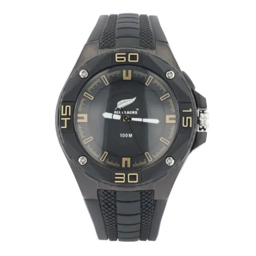 Montre Homme ALL BLACKS NOIR Silicone Noir