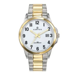 Montre Homme Analogique CERTUS Acier Bicolore 616388
