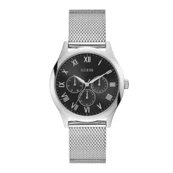 Montre Homme Analogique GUESS Acier Argenté