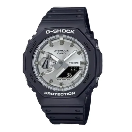 Montre homme Andigitale Casio G-Shock Silicone Noir GA-2100SB-1AER