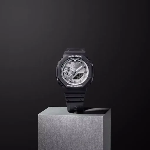 Montre homme Andigitale Casio G-Shock Silicone Noir GA-2100SB-1AER