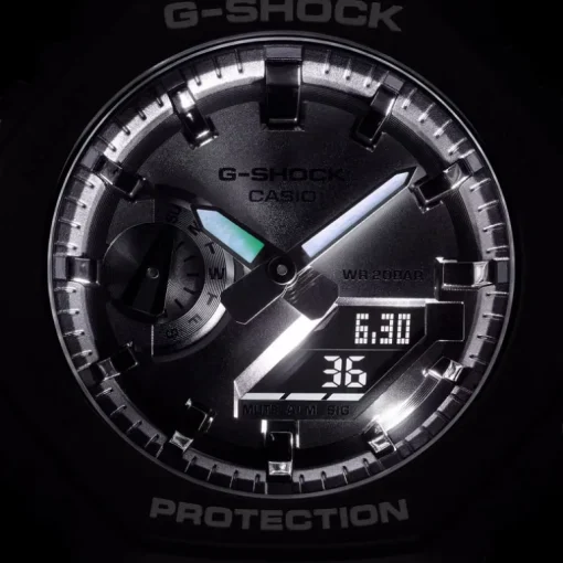 Montre homme Andigitale Casio G-Shock Silicone Noir GA-2100SB-1AER