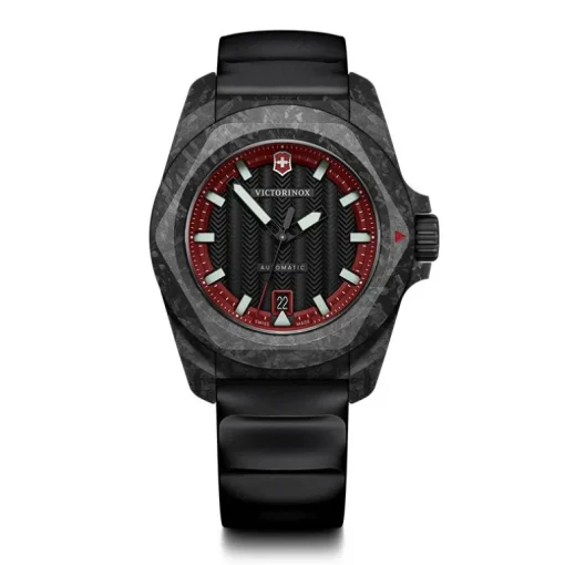 Montre Homme Automatique Victorinox I.N.O.X Silicone Noir 242024.1