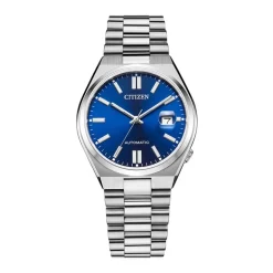 Montre Homme Automatique CITIZEN TSUYOSA Acier Argenté