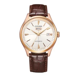 Montre Homme Automatique CITIZEN CRYSTAL SEVEN MECHANICAL Cuir Brun