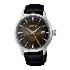 Montre Homme Automatique SEIKO SSK039J1 Cuir Noir SSK039J1