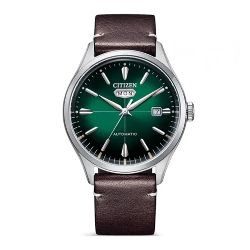 Montre Homme Automatique CITIZEN CRYSTAL SEVEN MECHANICAL Cuir Brun