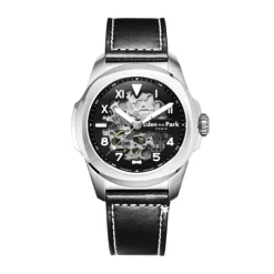 Montre Homme Automatique EDEN PARK FRENCH FLAIR SPORT Cuir Noir