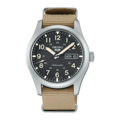 Montre Homme Automatique SEIKO 5 Nylon Beige