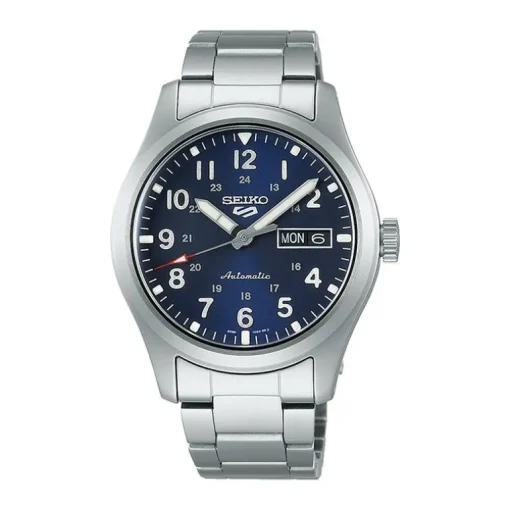 Montre Homme Automatique SEIKO 5 Acier Argenté