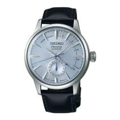 Montre Homme Automatique SEIKO Presage Cuir Noir SSA343J1