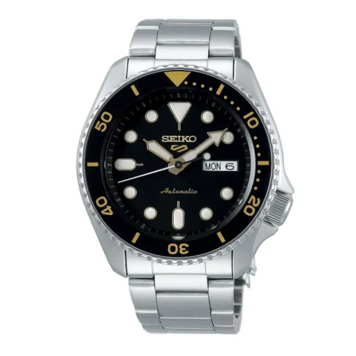 Montre Homme automatique SEIKO 5 Acier Argenté