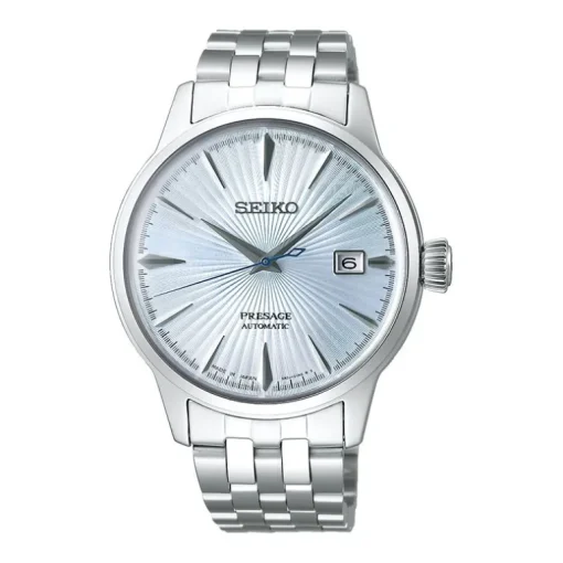 Montre Homme Automatique SEIKO Présage Cocktail Sky Diving Acier Argenté SRPE19J1