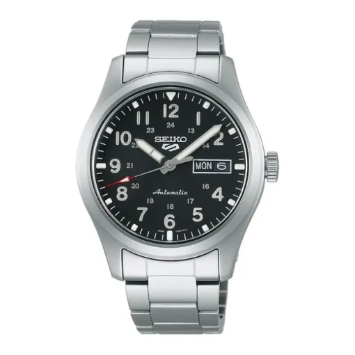 Montre Homme Automatique SEIKO 5 Acier Argenté