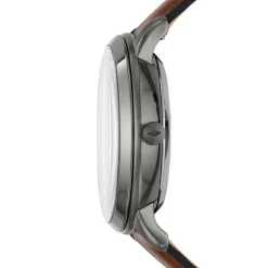 montre homme automatique FOSSIL Neutra cuir brun