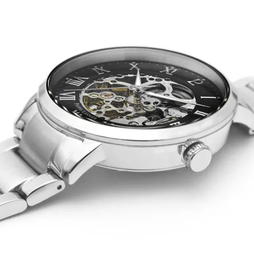 Montre Homme Automatique PIERRE LANNIER Acier Argenté