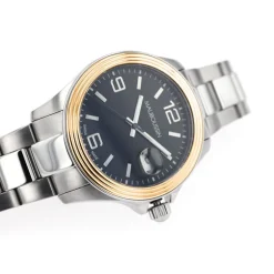 Montre Homme Automatique MAUBOUSSIN Acier Argenté et Or Doré Rose 9148802-700