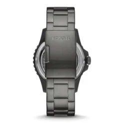 montre homme automatique FOSSIL FB-01 acier gris anthracite