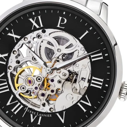 Montre Homme Automatique PIERRE LANNIER Acier Argenté