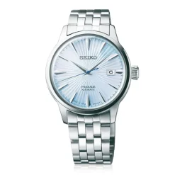 Montre Homme Automatique SEIKO Présage Cocktail Sky Diving Acier Argenté SRPE19J1