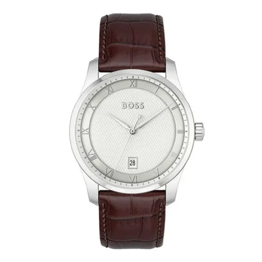 Montre Homme BOSS PRINCIPLE Cuir Brun