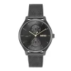 Montre Homme BOSS TYLER NOIR Acier Noir