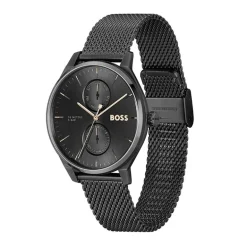 Montre Homme BOSS TYLER NOIR Acier Noir
