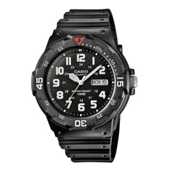 montre homme CASIO acier noir