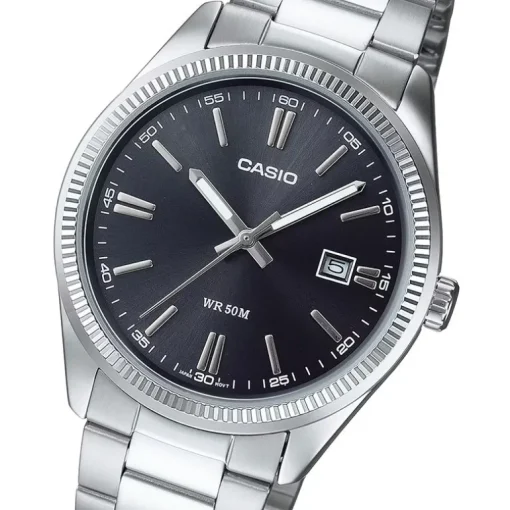 Montre Homme CASIO CLASSIC NOIR Acier Argenté