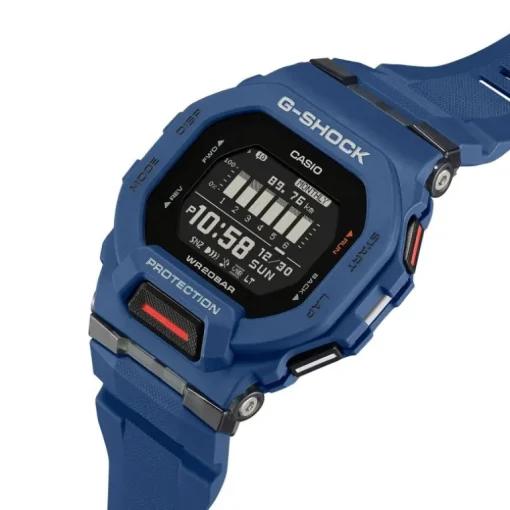 Montre homme CASIO G-SHOCK G-SQUAD silicone bleu