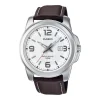 Montre Homme CASIO TIMELESS Cuir Brun
