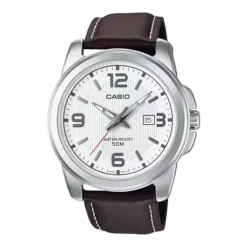Montre Homme CASIO TIMELESS Cuir Brun