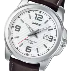 Montre Homme CASIO TIMELESS Cuir Brun