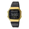 Montre Homme CASIO Vintage Acier Noir A168WEGB-1BEF
