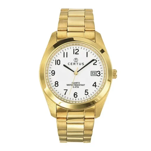 Montre Homme CERTUS Acier Doré