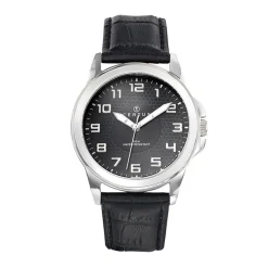 Montre Homme CERTUS Cuir Noir
