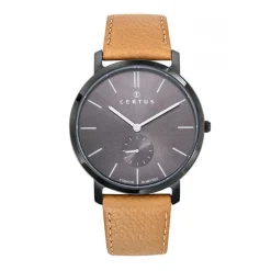 Montre Homme CERTUS Cuir Brun
