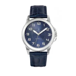 Montre Homme CERTUS Cuir Bleu