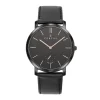 Montre Homme CERTUS Cuir Noir