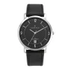 Montre Homme CERTUS Cuir Noir