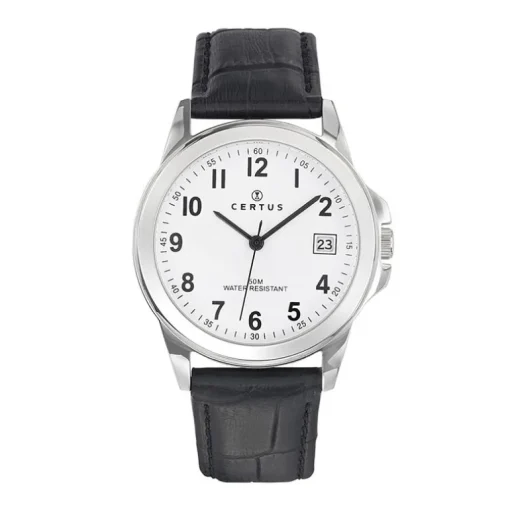 Montre Homme Certus Cuir Noir