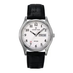 Montre Homme CERTUS Cuir Noir