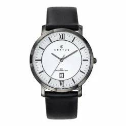 Montre Homme CERTUS Cuir Noir