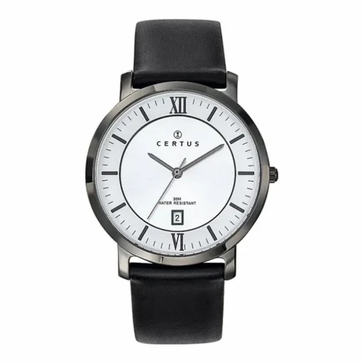 Montre Homme CERTUS Cuir Noir