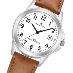 Montre Homme CERTUS Cuir Brun