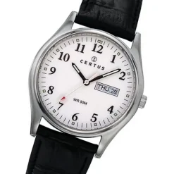 Montre Homme CERTUS Cuir Noir