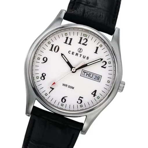 Montre Homme CERTUS Cuir Noir