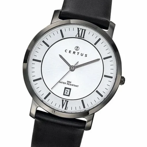 Montre Homme CERTUS Cuir Noir